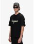 Pequs Tricou negru / alb - Pled.ro