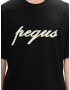 Pequs Tricou negru / alb - Pled.ro