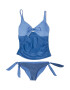 petit amour Costum de baie Tankini 'AMY' albastru / albastru fumuriu - Pled.ro