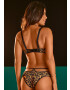 PETITE FLEUR GOLD Sutien bej / negru - Pled.ro