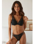 PETITE FLEUR GOLD Sutien negru - Pled.ro