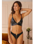 PETITE FLEUR GOLD Sutien negru - Pled.ro