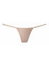 PETITE FLEUR GOLD Tanga bej / negru - Pled.ro