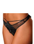 PETITE FLEUR GOLD Tanga negru - Pled.ro