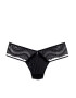 PETITE FLEUR GOLD Tanga negru - Pled.ro