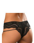 PETITE FLEUR GOLD Tanga negru - Pled.ro