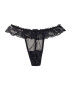 PETITE FLEUR GOLD Tanga negru - Pled.ro