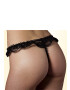 PETITE FLEUR GOLD Tanga negru - Pled.ro