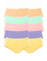 PETITE FLEUR Slip albastru pastel / galben pastel / verde pastel / mov pastel / portocaliu pastel / roz pastel - Pled.ro