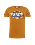 Petrol Industries Tricou albastru / maro / maro pueblo / alb - Pled.ro