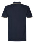 Petrol Industries Tricou bleumarin / maro deschis - Pled.ro