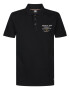 Petrol Industries Tricou maro deschis / negru / alb - Pled.ro