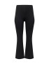 PIECES Curve Pantaloni 'JANNAH' negru / alb - Pled.ro