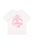 Pieces Kids Tricou 'NAYLA' magenta / alb - Pled.ro