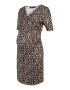 Pieces Maternity Rochie 'HAMIONE' bej / gri taupe / negru - Pled.ro