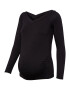 Pieces Maternity Tricou negru - Pled.ro