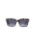 PIECES Ochelari de soare negru / alb - Pled.ro