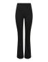 PIECES Pantaloni 'JANNAH' negru / alb - Pled.ro