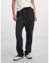 PIECES Pantaloni 'JANNAH' negru / alb - Pled.ro