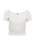 Pieces Petite Tricou alb - Pled.ro