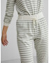 PIECES Pijama 'Elf' gri / alb natural - Pled.ro