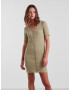 PIECES Rochie 'Nukisa' gri taupe - Pled.ro