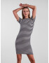 PIECES Rochie 'Ruka' negru / alb - Pled.ro