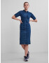 PIECES Rochie tip bluză 'Vaya' albastru denim - Pled.ro