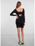 PIECES Rochie tricotat 'Nia' negru - Pled.ro