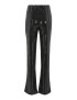 Pieces Tall Pantaloni 'SIDDY' negru / argintiu - Pled.ro