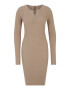 Pieces Tall Rochie tricotat 'SAFILA' gri taupe - Pled.ro