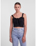 PIECES Top 'MINNA' negru - Pled.ro