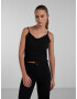 PIECES Top 'Nukisa' negru - Pled.ro