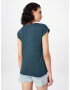 PIECES Tricou 'Billo' auriu / verde petrol - Pled.ro