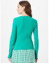 PIECES Tricou 'Milla' verde jad - Pled.ro