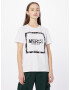 PIECES Tricou 'OLLY' negru / alb - Pled.ro