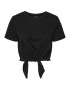 PIECES Tricou 'Tia' negru - Pled.ro