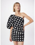 PINKO Rochie 'CEDRO' negru / alb - Pled.ro