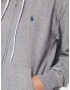 Polo Ralph Lauren Hanorac 'LS ZIP HD-LONG SLEEVE-KNIT' gri - Pled.ro