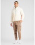 Polo Ralph Lauren Pantaloni cu buzunare gri taupe / alb - Pled.ro