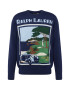 Polo Ralph Lauren Pulover bleumarin / albastru deschis / maro / verde - Pled.ro