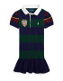 Polo Ralph Lauren Rochie albastru închis / verde smarald / roșu bordeaux / alb - Pled.ro