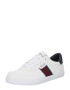 Polo Ralph Lauren Sneaker 'COURT' albastru închis / roșu carmin / alb - Pled.ro