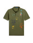 Polo Ralph Lauren Tricou albastru deschis / kaki / portocaliu / alb - Pled.ro