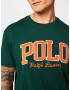 Polo Ralph Lauren Tricou verde închis / portocaliu / alb - Pled.ro