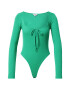 Public Desire Tricou body verde - Pled.ro