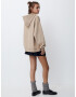 Pull&Bear Bluză de molton bej / gri taupe / alb - Pled.ro