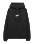 Pull&Bear Bluză de molton negru / alb - Pled.ro