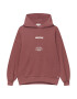 Pull&Bear Bluză de molton roșu burgundy / alb - Pled.ro