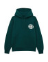 Pull&Bear Bluză de molton verde pin / alb - Pled.ro